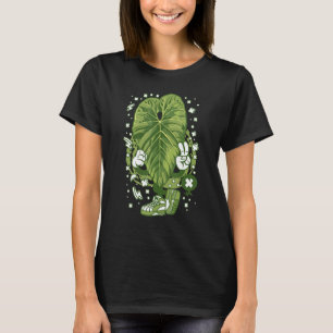Alocasia Frydek Varigated Giant Taro Botany Garden T-Shirt