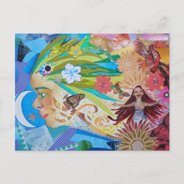 Aloe Collage Postcard (Front)