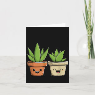 Aloe There Funny Succulent Plant Lover Card