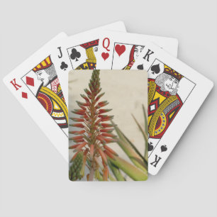 Aloe vera blossom Playing Cards