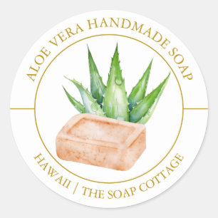 Aloe Vera Soap label