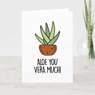 Aloe Vera Thank You Card