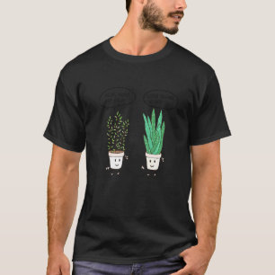 Aloe Vera Thymian Talking Cute Gardener Planting T-Shirt
