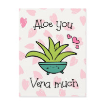 Aloe You Vera Much Cute Love