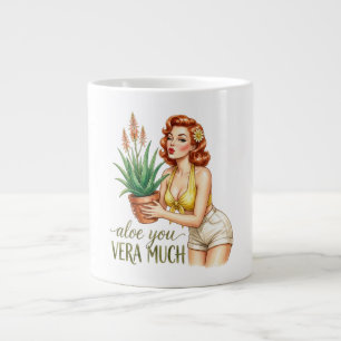 Aloe You Vera Much Gardening Pun Coffee Mug