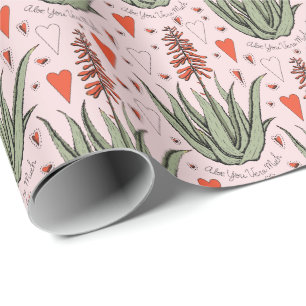 Aloe You Vera Much Wrapping Paper