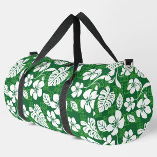 ALOH FRIDAY PATTERN IN GREEN DUFFLE BAG