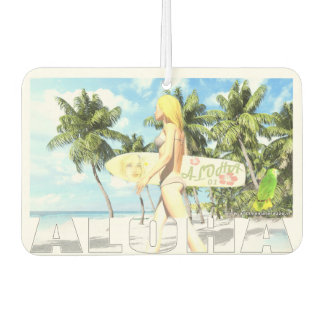 Aloha 01 car air freshener