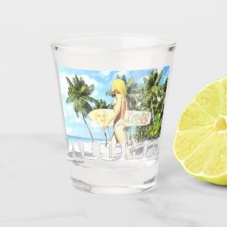 Aloha 01 shot glass