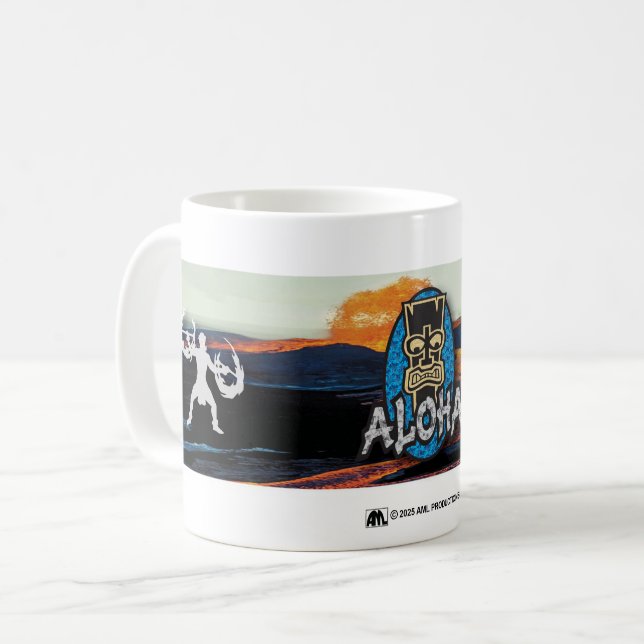 ALOHA 3 COFFEE MUG (Front Left)
