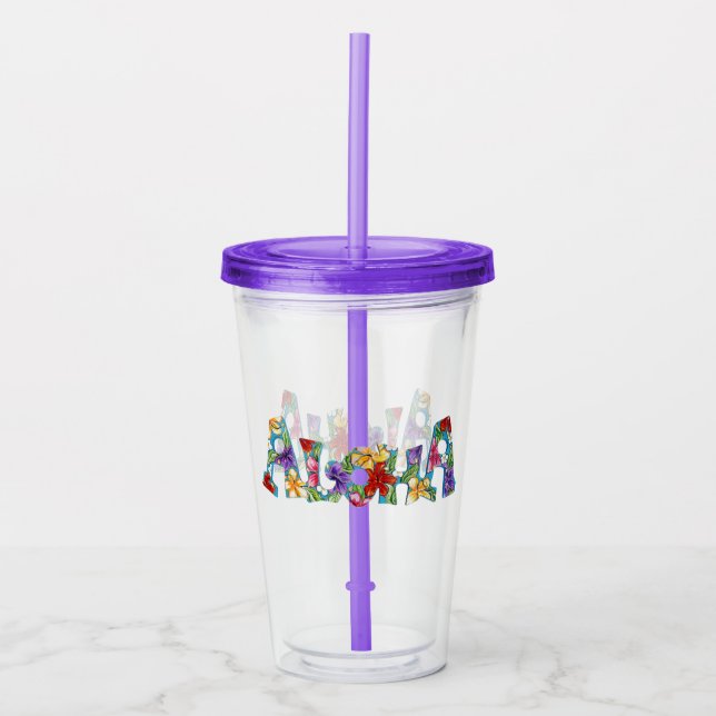 Aloha Acrylic Tumbler (Front)