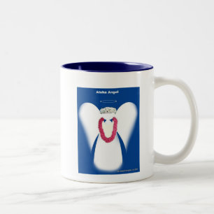Aloha Angel Two-Tone Coffee Mug