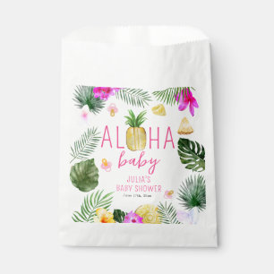 Aloha Baby Pineapples & Pacifiers Baby Shower Luau Favour Bag