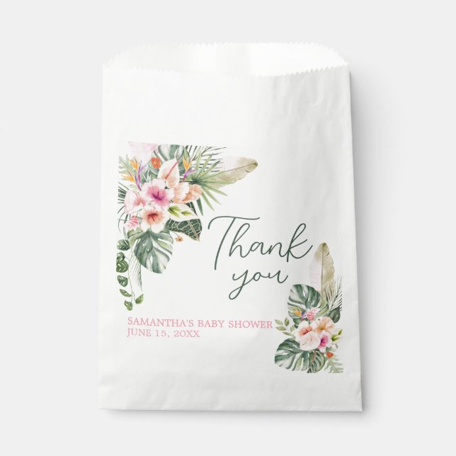 Aloha Baby Shower Favour Bag (Front)