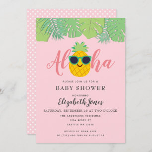 Aloha Baby Shower Invitation