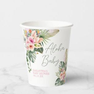 Aloha Baby Shower Paper Cups