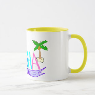 Aloha banner mug