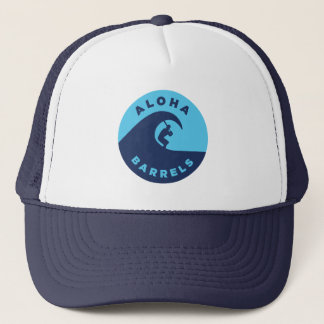 Aloha Barrels 2 Colour Circular Logo Trucker Hat