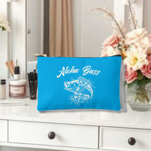 Aloha Bass-Hawaiian Blue Accessory Pouch