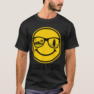 Aloha beach smile face hawaii surf ocean summer T-Shirt