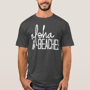 Aloha Beaches Cute Beach Bridal Bachelorette Party T-Shirt