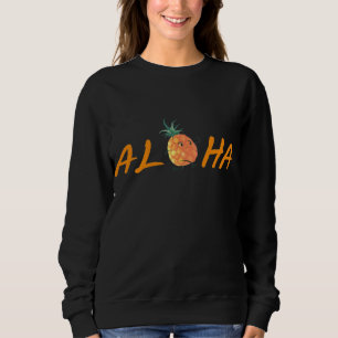 Aloha Beaches Hawaii Hawaiian Pineapple Fruit Men  Sweatshirt
