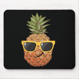 Aloha Beaches Hawaii Pineapple Sungles Travel Tee Mouse Pad