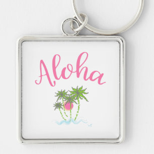 Aloha Beaches Hawaiian Style Summera Key Ring