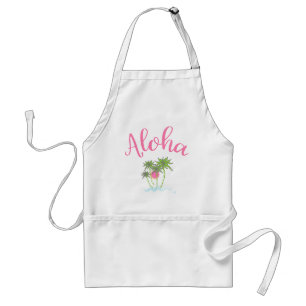 Aloha Beaches Hawaiian Style Summera Standard Apron
