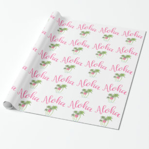 Aloha Beaches Hawaiian Style Summera Wrapping Paper