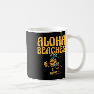 Aloha Beaches Pineapple Lover Tropical Fruit Coffee Mug