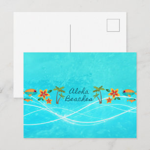Aloha Beaches Postcard