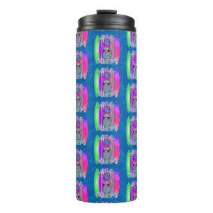 Aloha Beaches Summer Surfing Pineapple Thermal Tumbler