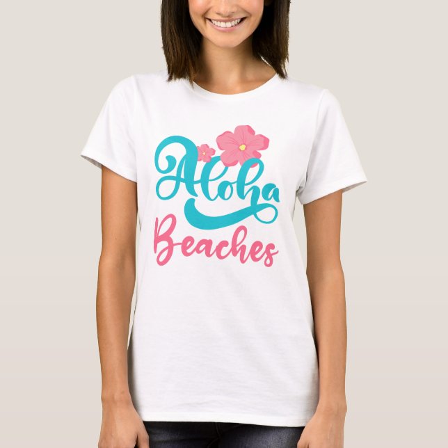 Aloha Beaches Women's T-Shirt (Front)