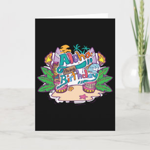 Aloha Birthday Hawaii Hawaiian Vacation Card
