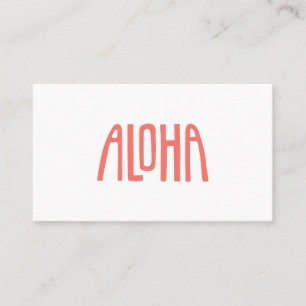 Aloha Business Card