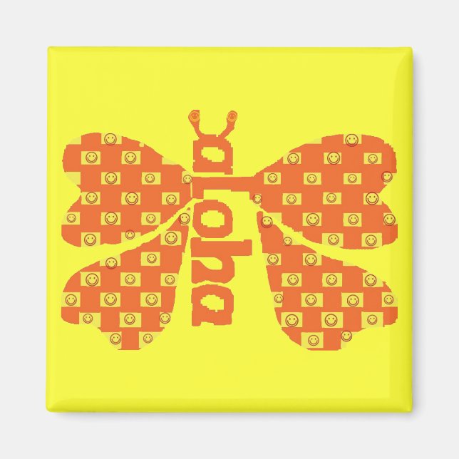 Aloha Butterfly magnet (Front)