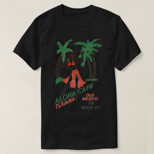 Aloha Cafe T-Shirt (Design Front)