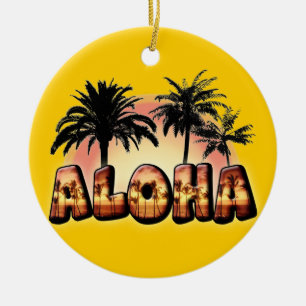 Aloha Ceramic Tree Decoration
