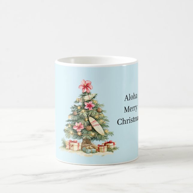 Aloha Christmas Tree Coffee Mug (Center)