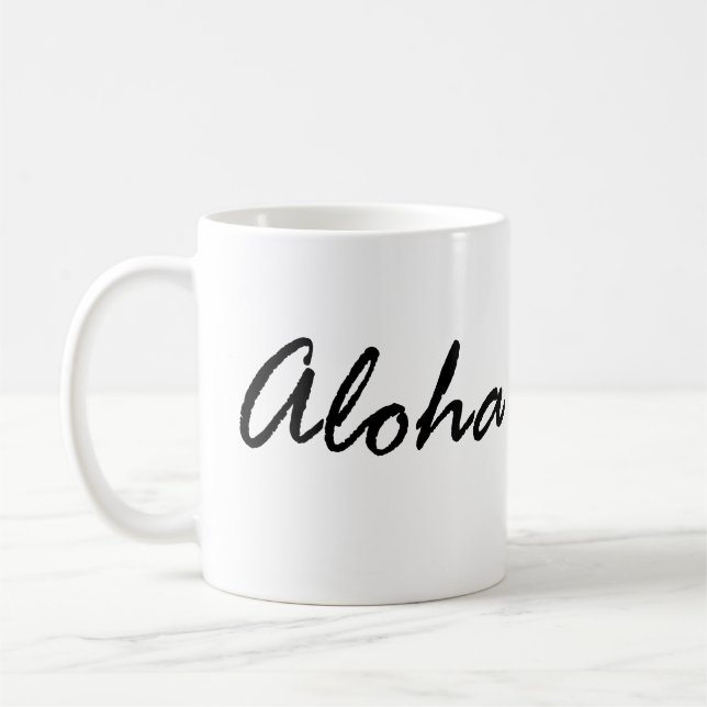 Aloha Coffee Mug (Left)