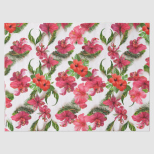 Aloha Collection Lush Vibrant Floral Botanicals Tissue Paper