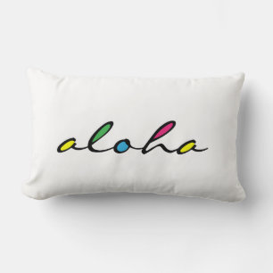 ALOHA colourful Lumbar Cushion