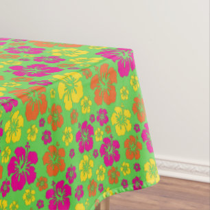 Aloha Cute Hawaiian 1st Birthday Party Theme Tablecloth