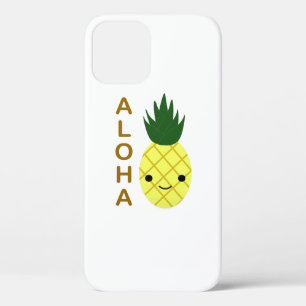 Aloha Cute Kawaii Pineapple iPhone 12 Case