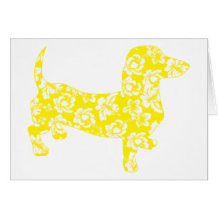 Aloha Dachshund Yellow