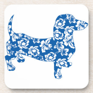 Aloha Doxie Dachshund Coaster