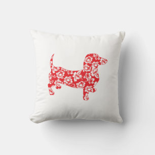 Aloha Doxie Dachshund Cushion