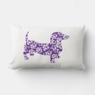 Aloha Doxie Dachshund Lumbar Cushion