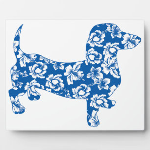 Aloha Doxie Dachshund Plaque